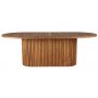 Utebord teak ovalt 220x100 cm