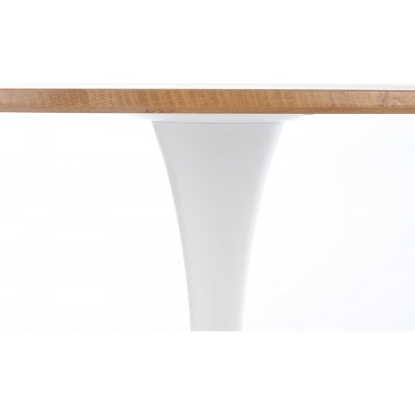 Matbord ek/vit Ø80 cm - Sumner Matbord ek/vit Ø80 cm - Sumner