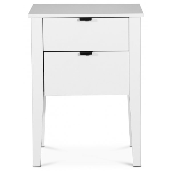 Sngbord med tv ldor vit - Sunderland