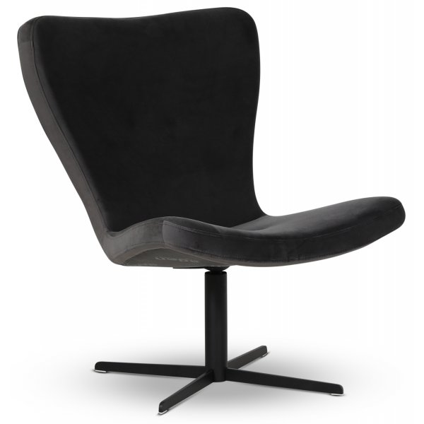 Tulpan designftlj i mrkgr sammet + Flckborttagare fr mbler