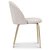 Tiffany velvet stol - Beige/Mssing
