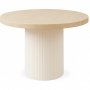 Matgrupp med 4 stolar och matbord 122 cm beige/svart - Merca/Pino