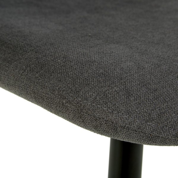 Chaise Carisma en tissu gris foncé Chaise Carisma en tissu gris foncé