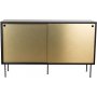 Volume sideboard 132 cm - Svart/mssing