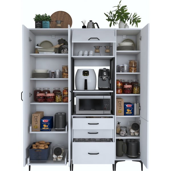 Jeriko köksskåp 144 - Vit Jeriko köksskåp 144 - Vit