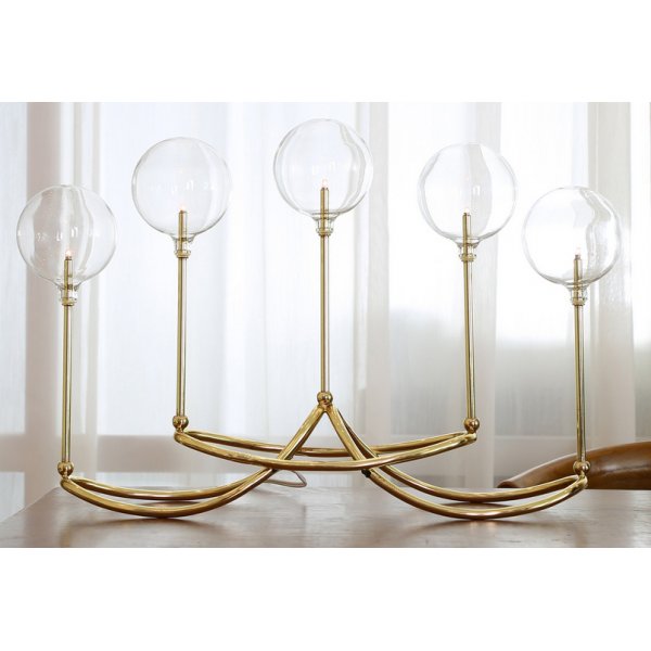 Globe ljusstake Bordslampa B56 - Mssing