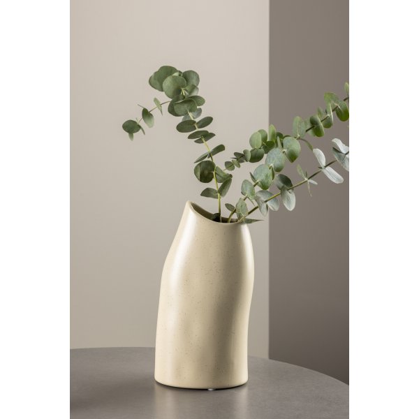 Vase Ernst - Beige/Noir Vase Ernst - Beige/Noir