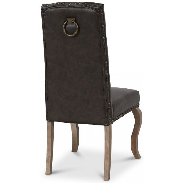 Nottredam matstol - Mrkbrun PU