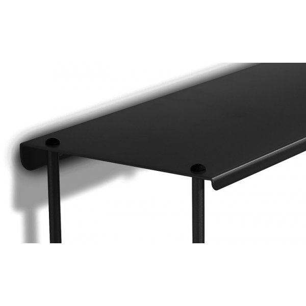 Elliot hylla plåt B120 cm - Svart Elliot hylla plåt B120 cm - Svart