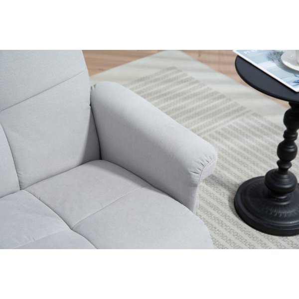 Ftlj med fotpall - Stllbar + Mbeltassar