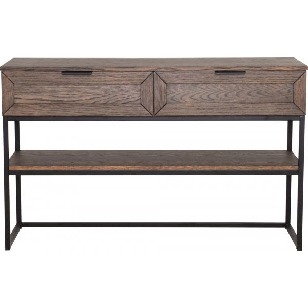 Table console Zion 120 x 36 cm - Placage ch�ne brun huil�