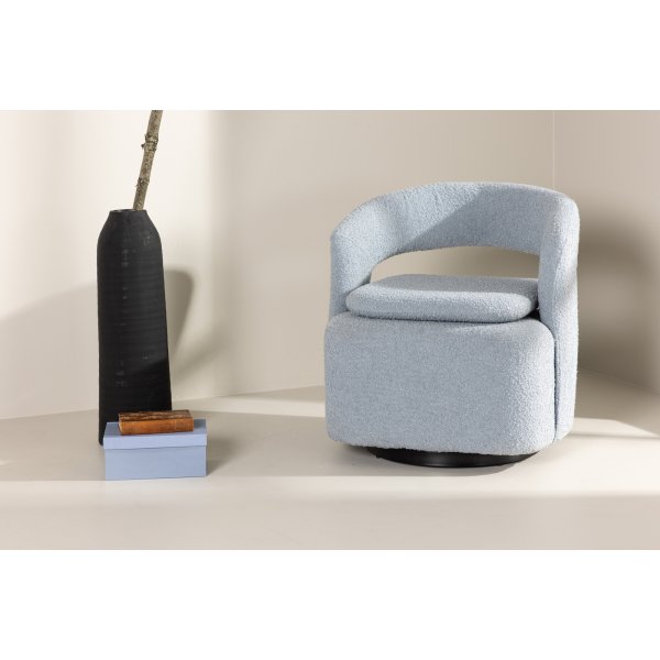 Fauteuil Laurel - Bleu clair Fauteuil Laurel - Bleu clair