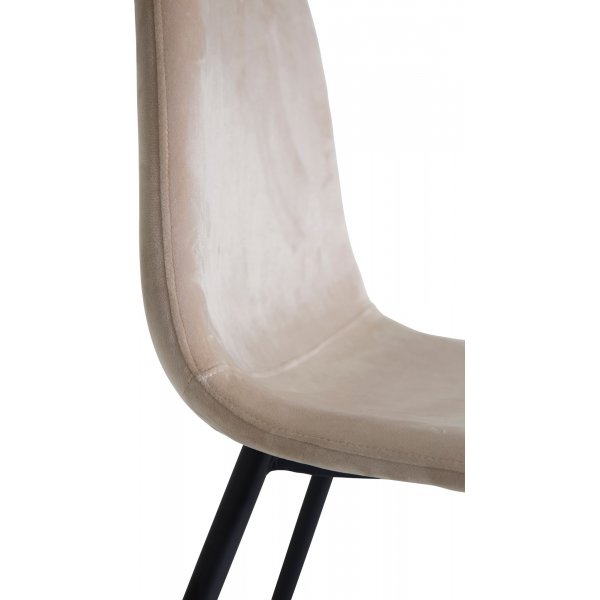 Bridge matstol - Beige sammet Bridge matstol - Beige sammet