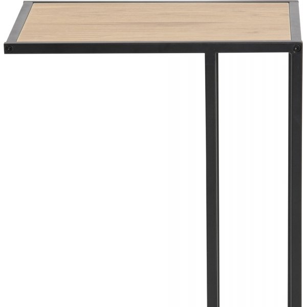 Seaford bijzettafel 43 cm - Eiken/zwart