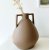 Vase en placage - Marron