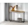 Kenni konsolbord 100 x 30 cm - Svart/beige