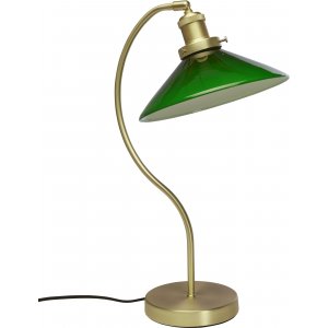 Lampe de table Axel - Vert/laiton - 25 cm