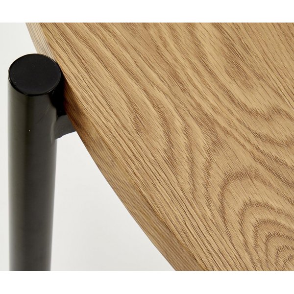 Tanzi matbord 120 cm - Ek/svart