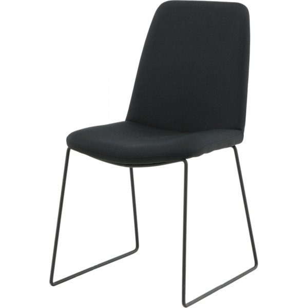 Minnie matstol - Svart tyg