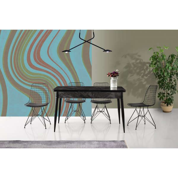 Ensemble de chaises Tivoli - Noir Ensemble de chaises Tivoli - Noir