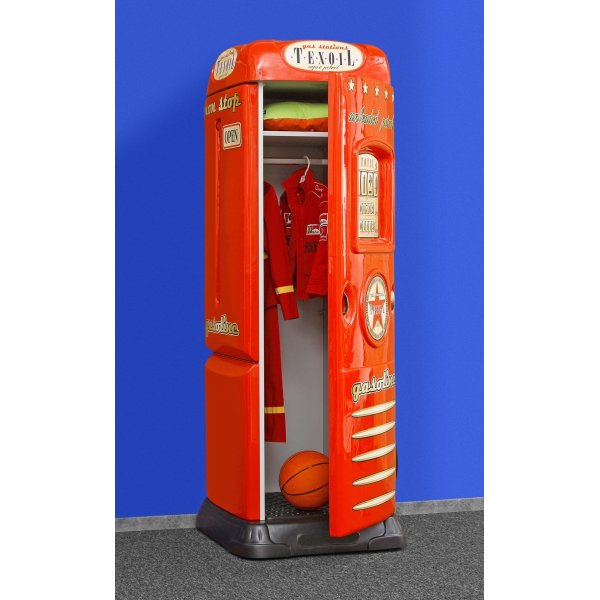 Bensinpump garderob nedfllbart skrivbord - Valfri frg