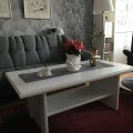 Kundbild Troms� vitt soffbord 130x65 cm: Mycket n�jd!