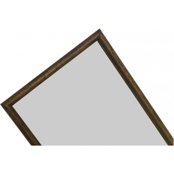 Miroir mural Circus 40 x 80 cm - Chêne laqué marron Miroir mural Circus 40 x 80 cm - Chêne laqué marron