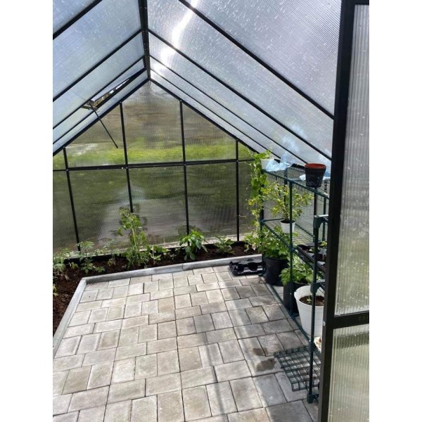 Serre Walk-in - 7,8 m² - noire + Serre Walk-in - 7,8 m² - noire +