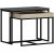 Table d\\\'appoint Alen 65 x 35 cm - Anthracite