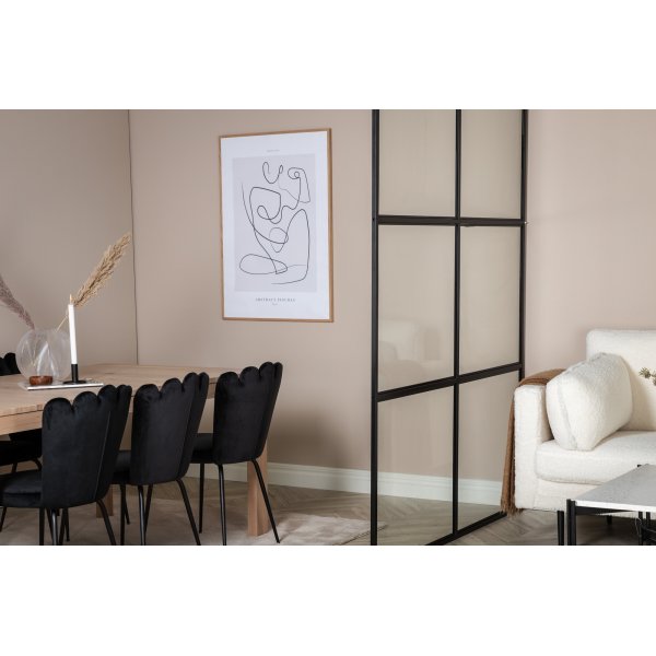 Leif industrivägg 150 x 210 cm - Svart Leif industrivägg 150 x 210 cm - Svart