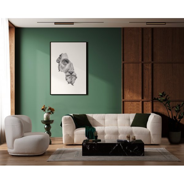 Canap 3 places Cady - Beige