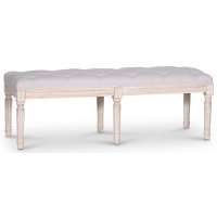 Cholet sittbänk Bredd 120 cm - Antik finish / Linne Cholet sittbänk Bredd 120 cm - Antik finish / Linne