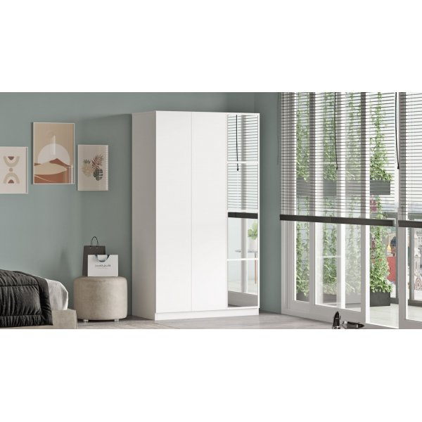 Home garderob 1 - Vit Home garderob 1 - Vit