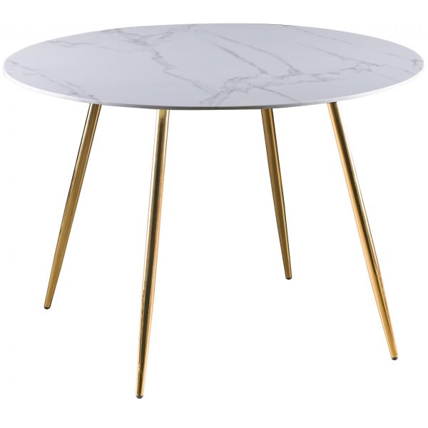 Deco matgrupp 110 cm runt bord + 4 st Deco stolar grön sammet / Mässing Deco matgrupp 110 cm runt bord + 4 st Deco stolar grön sammet / Mässing