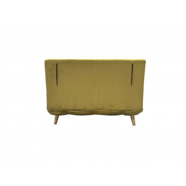 Bäddsoffa Helsingborg – Gul sammet | 193 cm Bäddsoffa Helsingborg – Gul sammet | 193 cm