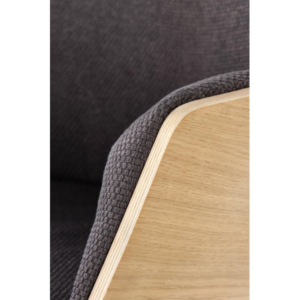 Fåtölj Relax - Grå & ek Fåtölj Relax - Grå & ek