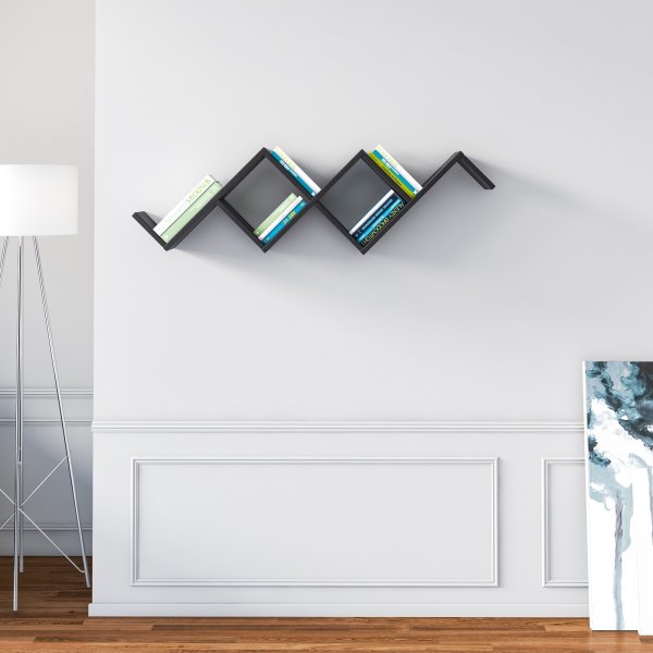 Serpent vägghylla - Svart Serpent vägghylla - Svart
