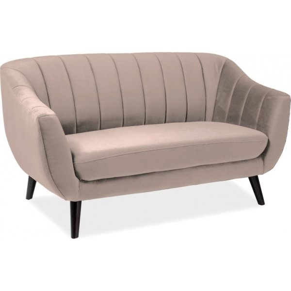 Rollo 2- sits soffa - Beige sammet