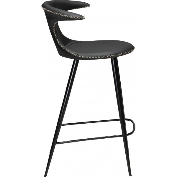 Tabouret de bar Flair 90 cm - Cuir noir Tabouret de bar Flair 90 cm - Cuir noir