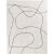 Tapis en coton Tampa 160 x 230 cm - Blanc/noir