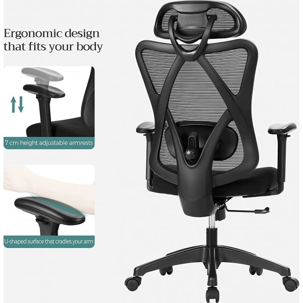 Zakarias kontorsstol - Svart Zakarias kontorsstol - Svart