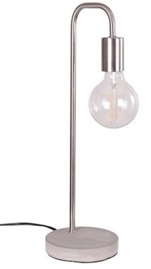 Bordslampa Edet - Cement / Silver