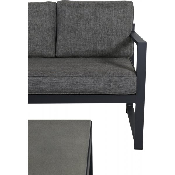 Salvador hörnsoffgrupp - Svart/grå Salvador hörnsoffgrupp - Svart/grå