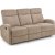 Anslo 3-sits reclinersoffa - Beige