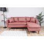 Sofia divan bank rechts - Roze