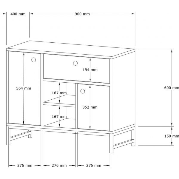 Inci skåp - Travertin Inci skåp - Travertin