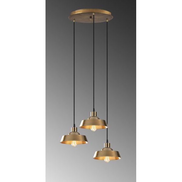 Plafonnier Berkeley 189-S2 - Laiton Plafonnier Berkeley 189-S2 - Laiton