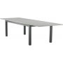 Albany matbord 224 x 100 cm - Svart/Gr