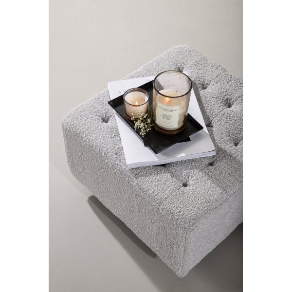 Bowie sittpuff - Ljusgrå Bowie sittpuff - Ljusgrå