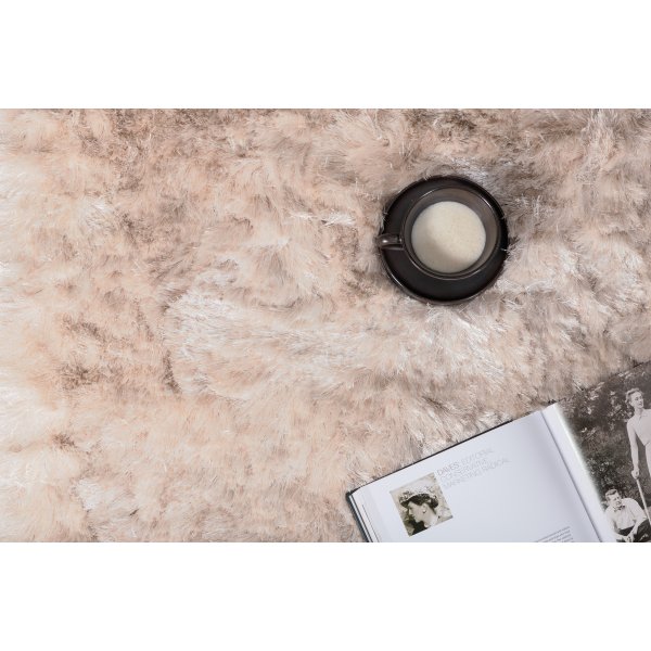 Lumen ryamatta - Polyester couleur champagne